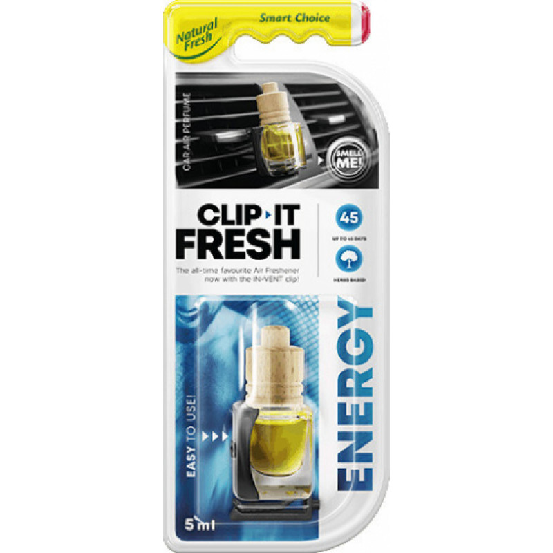 Elix g/a - Clip-it Fresh, pudelīte 5ml - Energy
