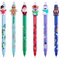 Dzēšama pildspalva COLORINO CHRISTMAS, dažādi veidi, 0.5 mm ( Gab. x 36 )