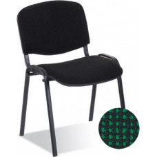 Krēsls NOWY STYL ISO BLACK C-32, melns ar zaļu