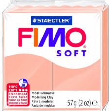 Cietējoša modelēšanas masa FIMO SOFT, 57 g, gaiši rozā krāsa (light flesh)