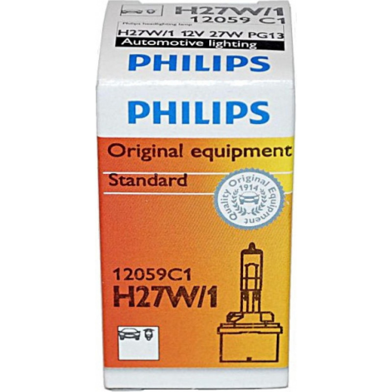 Philips Autolampa PHILIPS H27W/1 12V  PG13