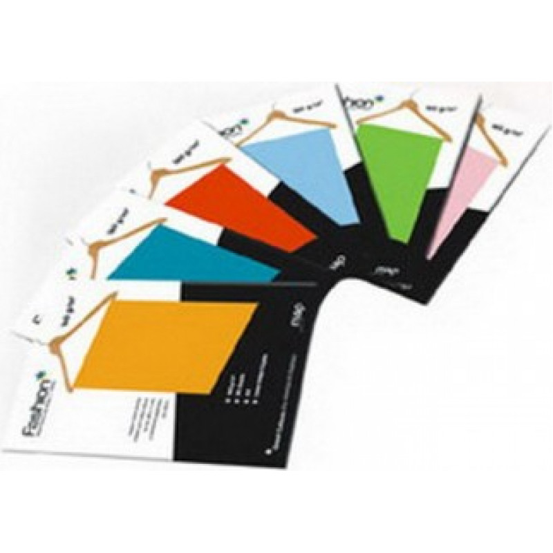 Krāsains papīrs IMAGE COLORACTION 80g/m2, A4 50 loksnes/iepak. oranžā krāsā (Nr.48)