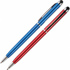 Lodīšu pildspalva CENTRUM TOUCH 0.7 mm, asorti korpuss, zila tinte