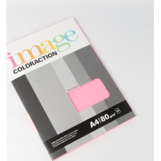 Krāsains papīrs IMAGE COLORACTION, A4, 80 gsm, 50 loksnes, MALIBU / NEON PINK