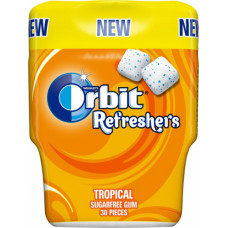 Orbit Refreshers Tropical Bottle 30gb.