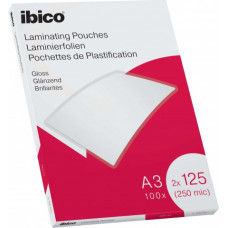 Laminēšanas kabatas Ibico, A3, 303x426 mm, 125 mik., 100 gab/iepak.