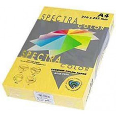 Krāsains papīrs A4 120g 250lap dzeltens IT160 Yellow Spectra