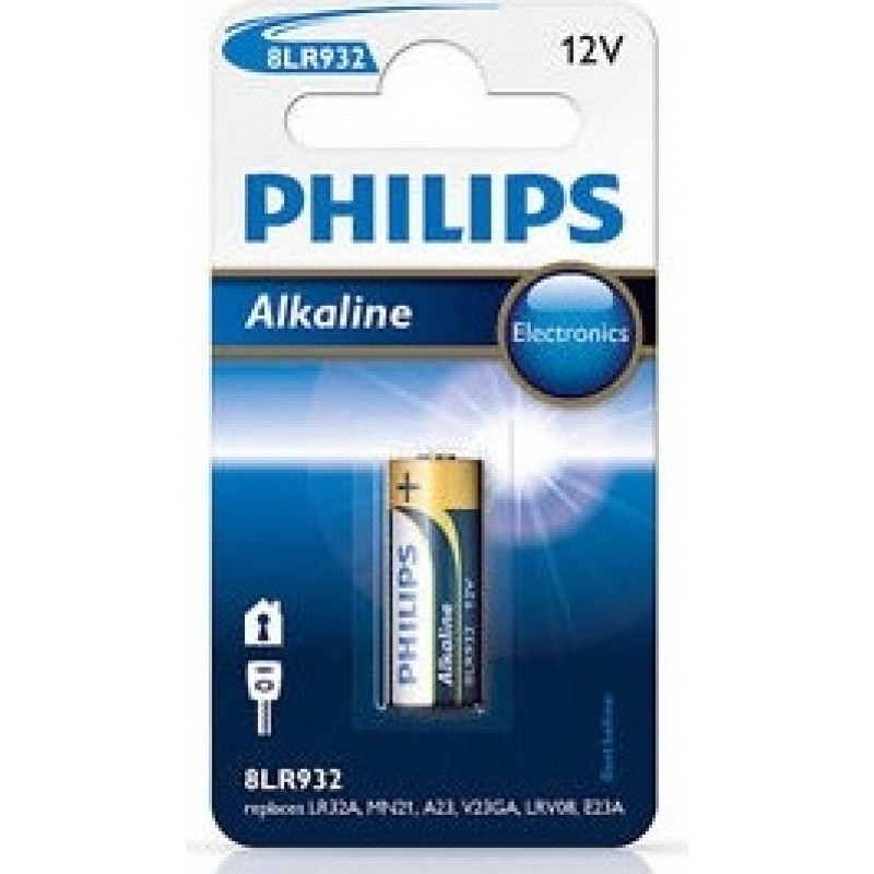 Philips B-5 Baterijas PHILIPS 12V 8LR932 Alkaline Minicells, 1 gab.