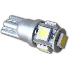 #B2-4 Autolampas 5 x SMD-LED T10 24V balta 1gab
