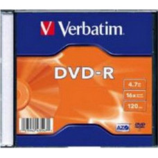 Kompaktdisks Verbatim DVD-R 4.7GB 16x, AZO, slim