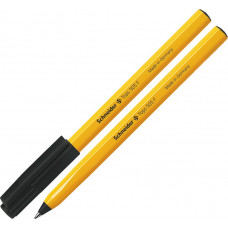Lodīšu pildspalva SCHNEIDER 505 F 0.7mm, dzeltens korpuss, melna tinte ( Gab. x 50 )