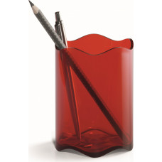Pildspalvu turētājs Durable Trend, caurspīdīgs sarkans