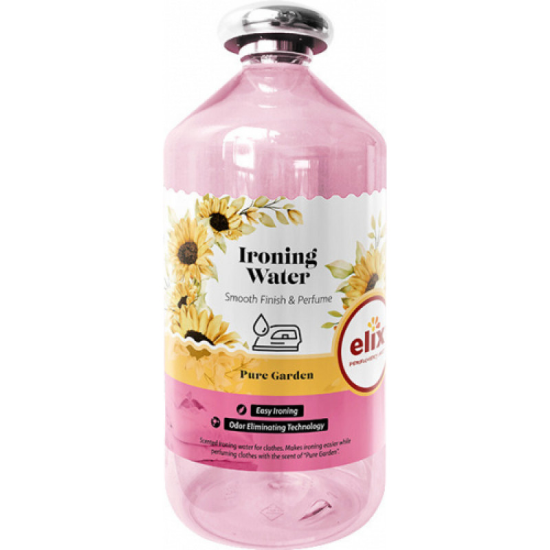 Elix Ironing Water - šķidrums gludināšanai - Pure Garden, 1L