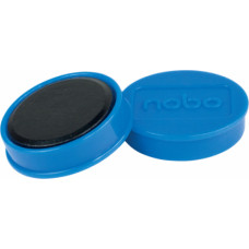 Magnētiskās tāfeles magnēti Nobo 10 iepakojumi 32 mm zili