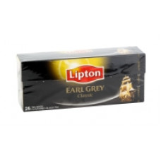 Melnā tēja LIPTON Earl Grey Classic, 25gab