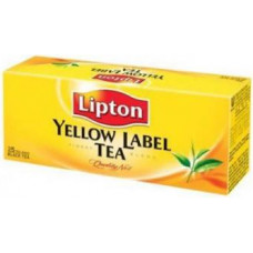 Melnā tēja LIPTON Yellow Label Express, papīra maisiņos, 2gx25gab