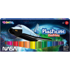 Plastilīns 12 krāsas NASA