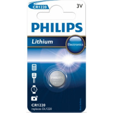Philips B-5 Baterijas PHILIPS CR 1220 3V Lithium Minicells, 1 gab.
