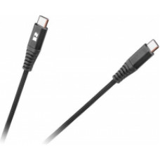 B2-12 USB typu C->USB typu C vads, melns, 1m
