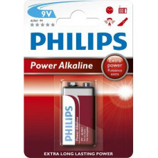 Philips B-5 Krona PHILIPS 6LR61/9V Power Alkaline, 1 gab.