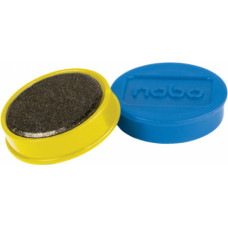 Magnētiskās tāfeles magnēti Nobo 10 iepakojumi 32 mm krāsaini