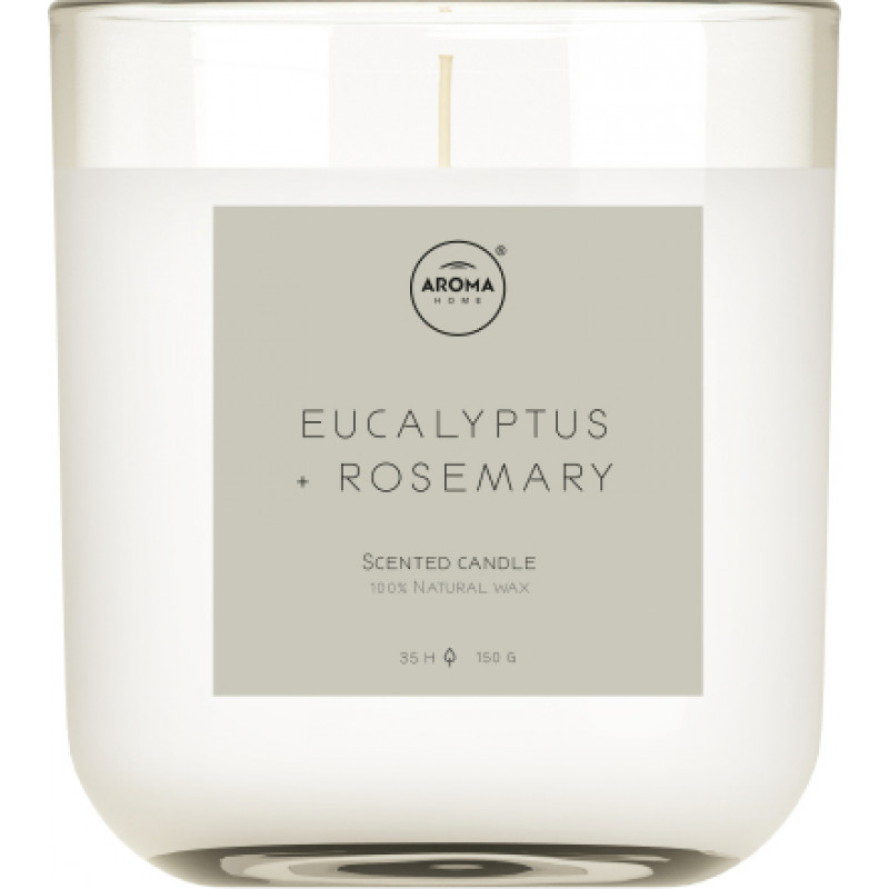 Aroma Aromātiskā svece Simplicity 150g, Eucalyptus& Rosemary