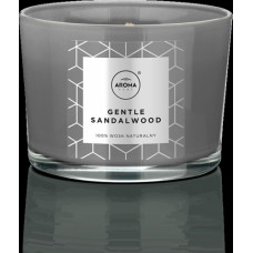 Aroma Aromātiskā svece Elegance 115g, Gentle Sandal Wood