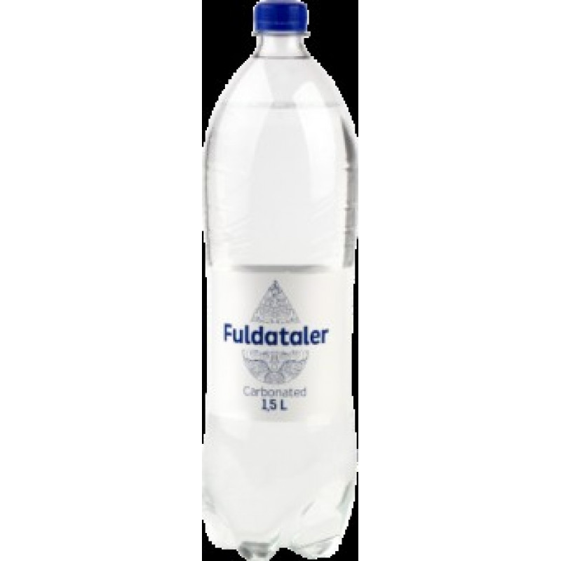 Galda ūdens FULDATALER gāzēts, PET, 1.5l (DEP)