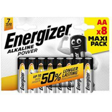 Baterijas AA LR06 Alkaline 8gab. Energizer