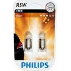 Philips Autolampa PHILIPS  12V 5W Vision, 2gab. BA15s