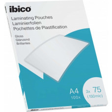 Laminēšanas kabatas Ibico, A4, 216x303 mm, 75 mik., 100 gab/iepak.