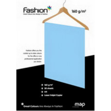 Krāsains papīrs IMAGE COLORACTION 160g/m2, A4 50 loksnes/iepak. zilā krāsā (Nr.75)