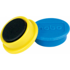 Magnētiskās tāfeles magnēti Nobo 10 iepakojumā 24 mm krāsaini