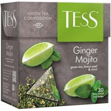 TESS Ginger Mohito zaļā tēja 20x1.8g