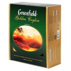 GREENFIELD Golden Ceylon melnā tēja 100x2g