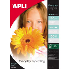 Fotopapīrs APLI Everyday paper InkJet, glancēts, A4 180g/m2, 100 loksnes