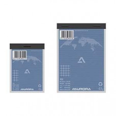Bloknots A6/100 lapas rūtiņu no pārstrādāta papīra Aurora
