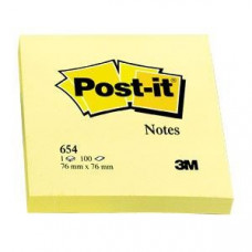 Стикеры 3M Post-it 76x76mm/100 листов, жёлтые