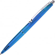 Lodīšu pildspalva SCHNEIDER ICY COLOURS K20, caurspīdīgi-zils korpuss, zila tinte