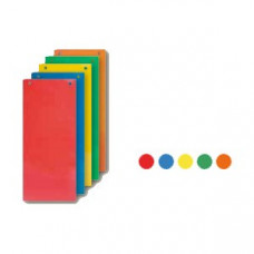 Разделители картонные для документов 100шт., цвет- ассорти