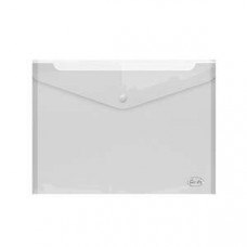 Папка- конверт с кнопкой А4 прозрачная