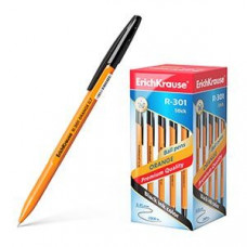 Шариковая ручка R-301 Orange Stick, ErichKrause, чёрная