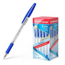 Шариковая ручка R-301 Classic Stick&Grip ErichKrause, cиняя