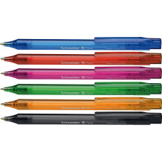 Lodīšu pildspalva SCHNEIDER FAVE 1.0 mm assorti korpuss zila tinte ( Gab. x 2 )
