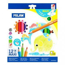 Zīmuļi krāsainie 12 krāsas MAXI Milan
