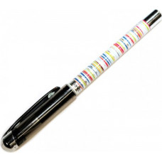 Lodīšu pildspalva CLARO JAZZ 0.7 mm krāsains korpuss, melna tinte, 1 gab/blisterī