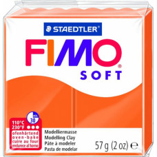 Cietējoša modelēšanas masa FIMO SOFT, 57 g, oranžā krāsa