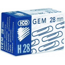 Saspraudes ICO 28 mm, 100 gab/kastītē