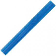 Lineāls 30cm aluminija zila