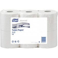 Tualetes papīrs TORK Low Weight T4, 2 sl., 200 lapiņas rullī, 9.9 cm x 28 m, baltā krāsā, 8 gab./iepak.